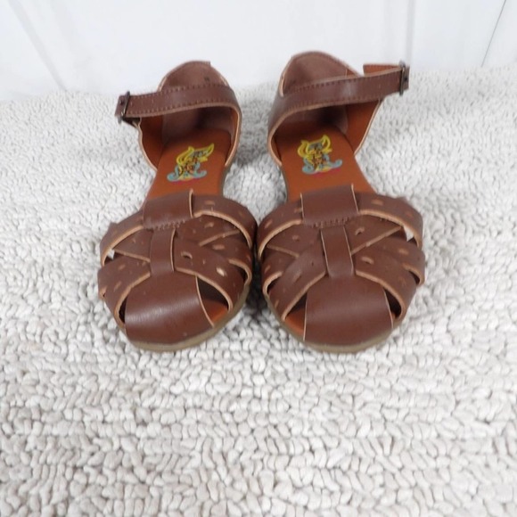 Rachel Shoes Girl Sandals Brown Size 2 - Picture 2 of 8